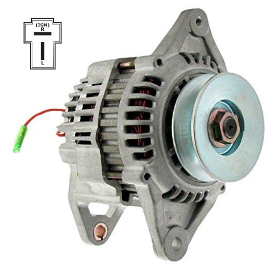 Lichtmaschine 020735 Generator HITACHI/YANMAR 12V 60Amp. 1V82 für SAA6D102E-2-PW , n/a, Komatsu