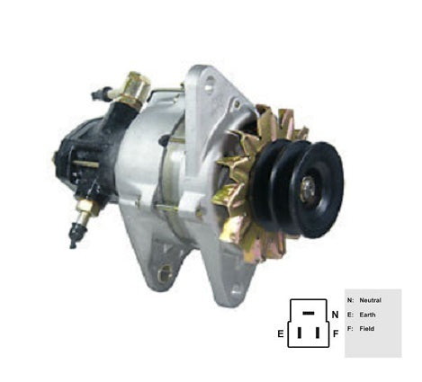 Lichtmaschine 022590 Generator NIK./ISUZU 24V 25Amp. für NH-220-CI-2W, Komatsu