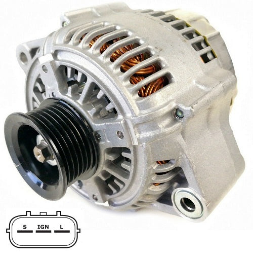 Lichtmaschine 023120 Generator DENSO/FERRARI 12V 150Amp. 6PV52