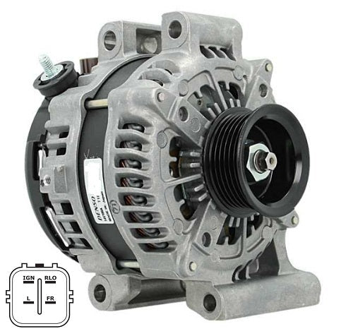 Lichtmaschine 026130 Generator DENSO/TOYOTA 12V 180Amp. 6PV60