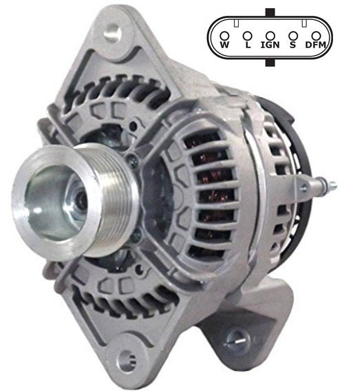 Lichtmaschine 02655021 Generator BOSCH/VOLVO 24V 120Amp. 8PV72
