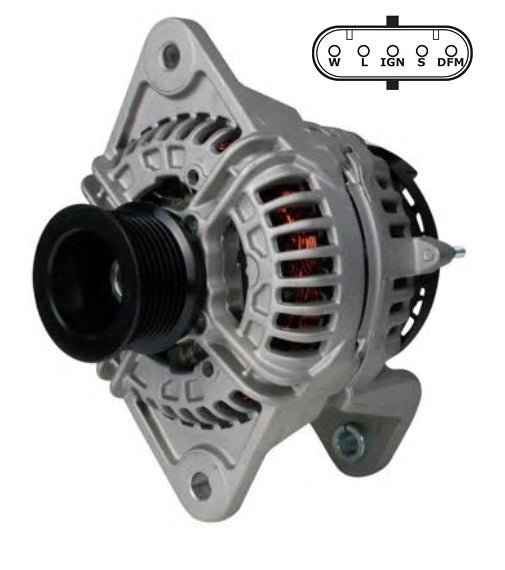 Lichtmaschine 02655024 Generator BOSCH/VOLVO 24V 120Amp. 8PV63