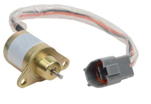 Stop-Solenoid 275648 SHUT DOWN YANMAR 12V Triangular plug