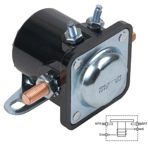 Relais-Magnetschalter 343163 SOLEN./RELAIS FORD 6V 4 Anschlüsse