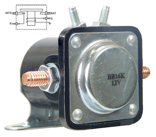 Relais-Magnetschalter 344136 SOLEN./RELAIS FORD 12V 150A 4 Anschlüsse