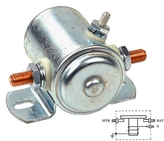 Relais-Magnetschalter 345139 SOLEN./RELAIS PRESTOLITE 12V 80Amp. 3 Anschlüsse