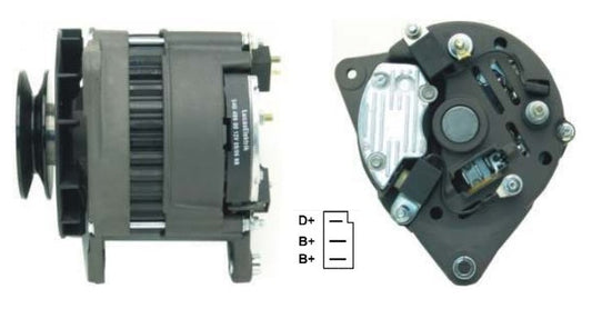 Lichtmaschine 022962 Generator LUCAS/L.PETTER  12V 80Amp. 